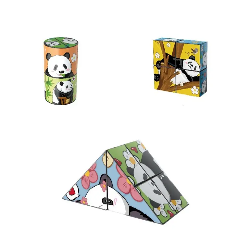 Panda Puzzle™ - educatief vermaak - Puzzelkubus