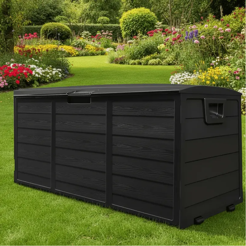 PatioLockBox™ – Robuuste Outdoor Opbergbox Met Slot – Tuin Kussens Opbergen