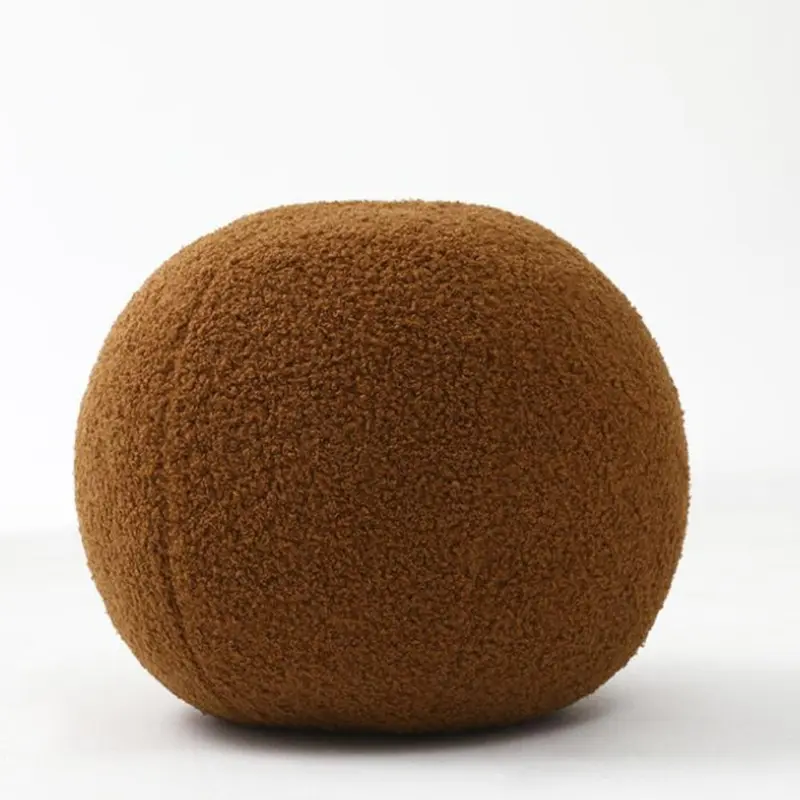 Pavo Kussen - Pluche Wol, Bolvormig Design