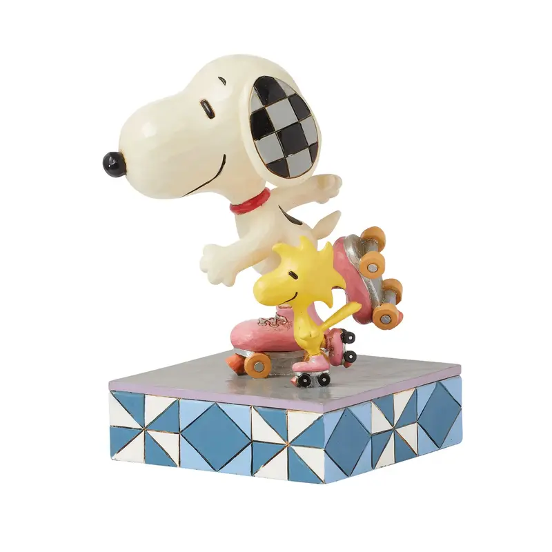 Peanuts by Jim Shore - The Wheel Deal (Snoopy Roller Skating) 13 cm