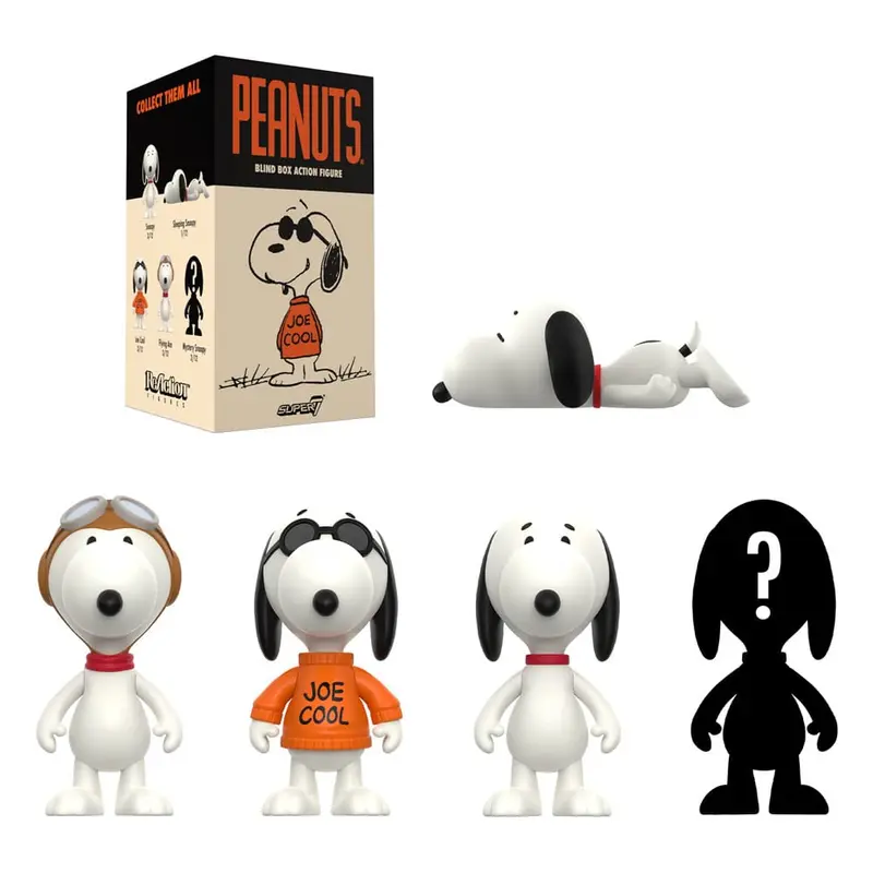 Peanuts Super7 ReAction Action Figure 10 cm – Wave 06 So Many Snoopies! Blind Box