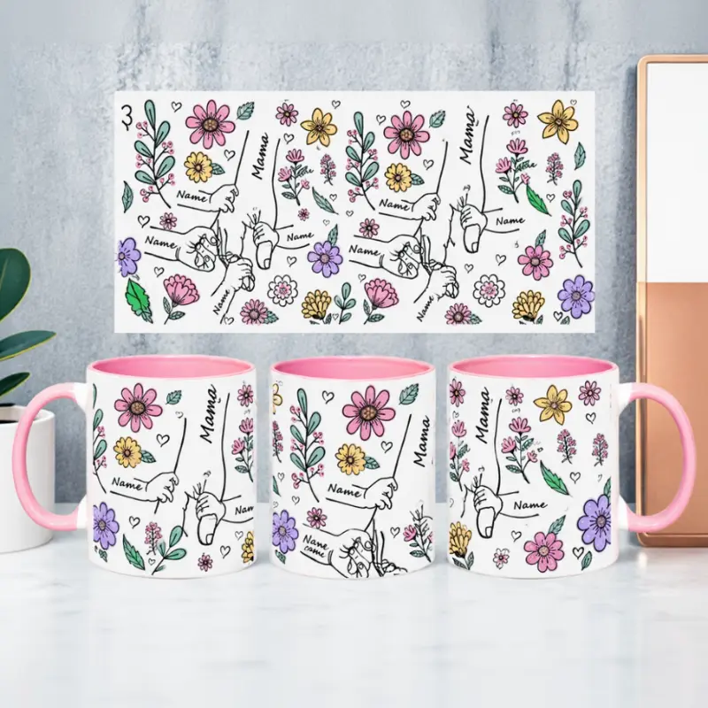Personalized Kids Name Mug – Uniek moederdagcadeau – Gepersonaliseerde mok