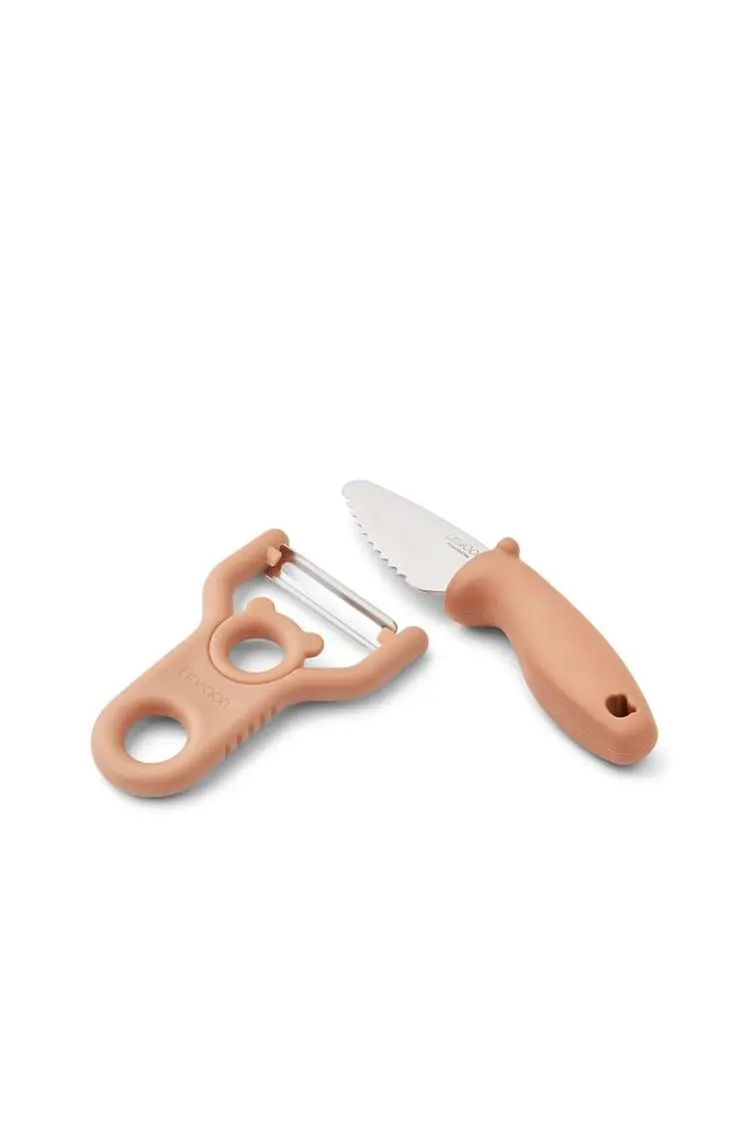 Pertense Peeler & Knife Set - Tuscany rose