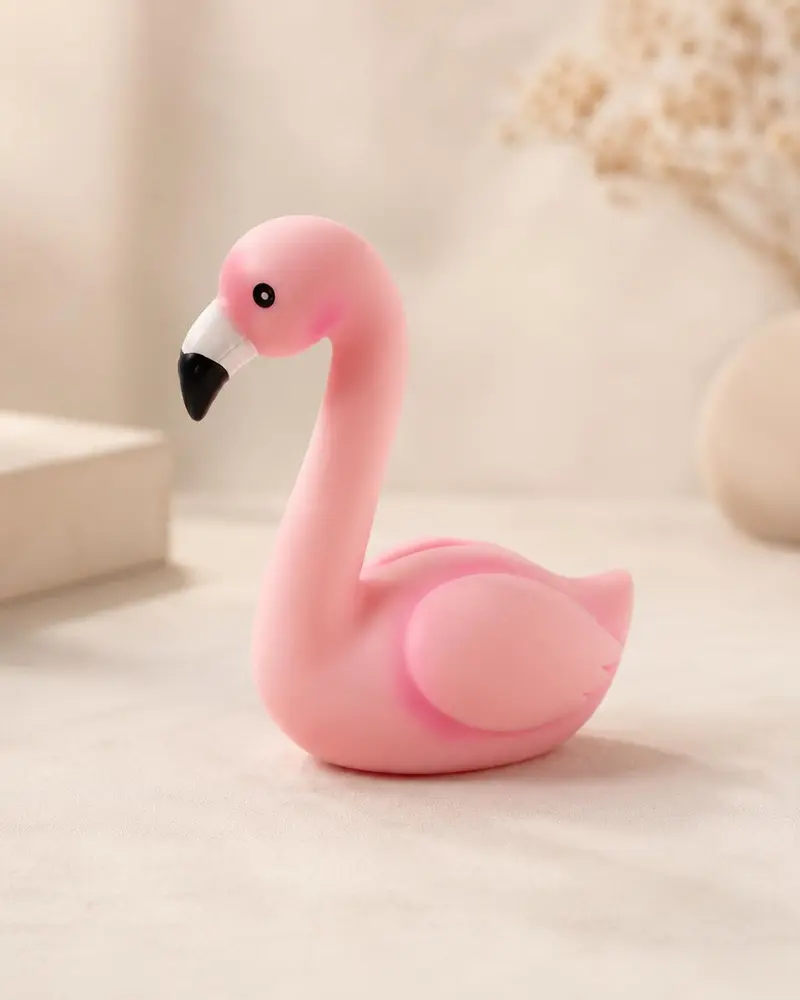 Pink Flamingo Night Light for Kids