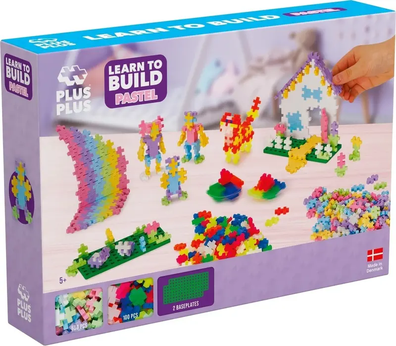 Plus-plus Learn to Build pastel