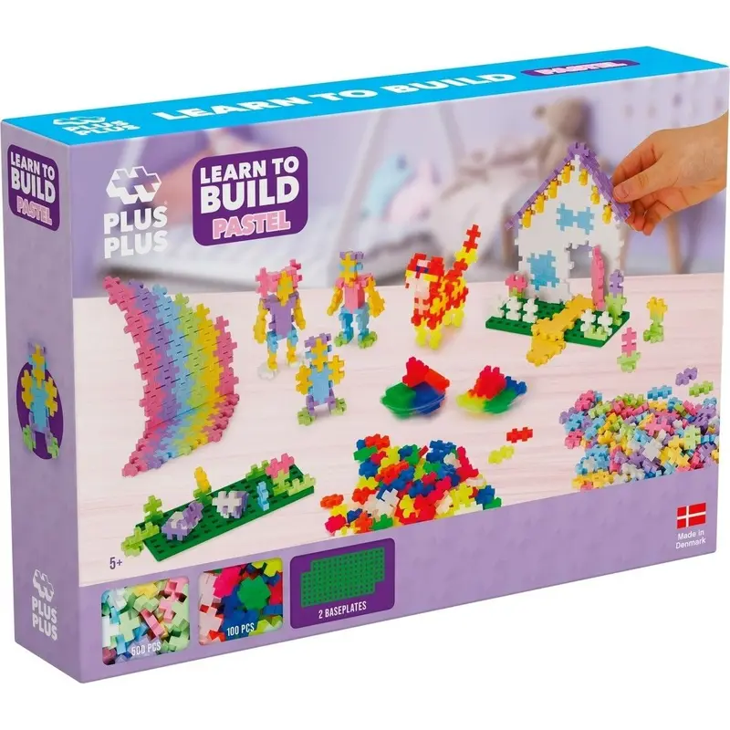 Plus-Plus Pastel - 600 stuks