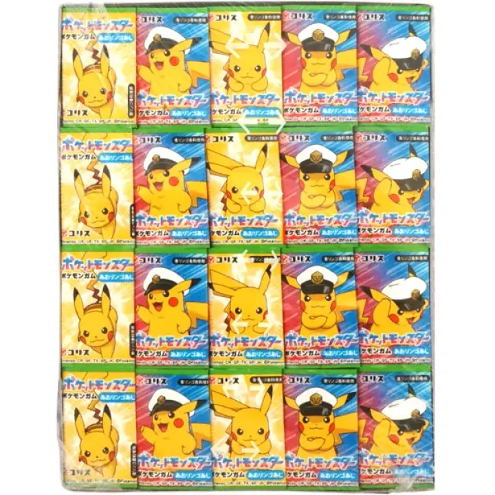 Pokémon Captain Pikachu Mini Kauwgumpjes - Doosje 60 stuks