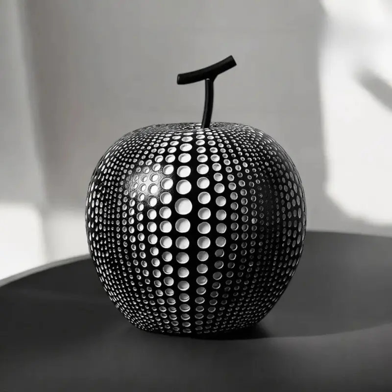 Pola Apple Sculpture - Duurzame Hars, Modern Design