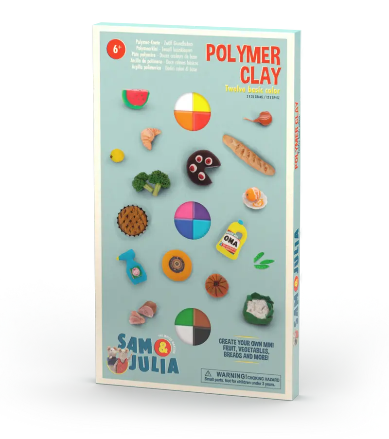 Polymeerklei - Twaalf basiskleuren