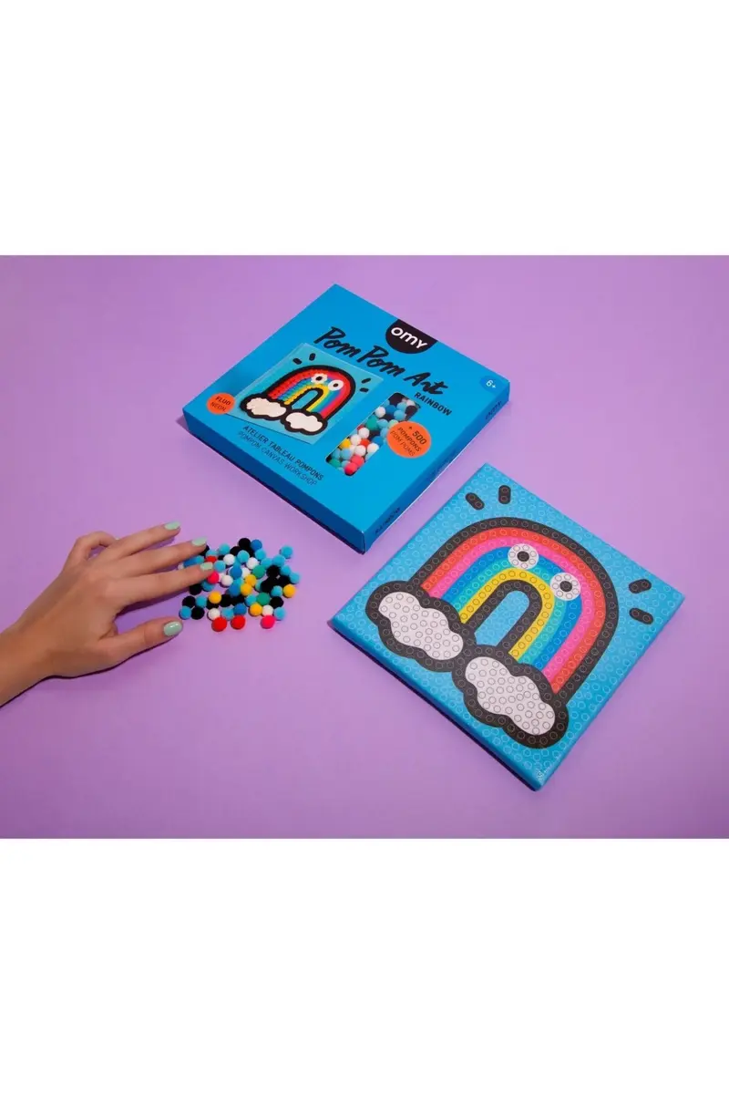 POM POM ART - RAINBOW