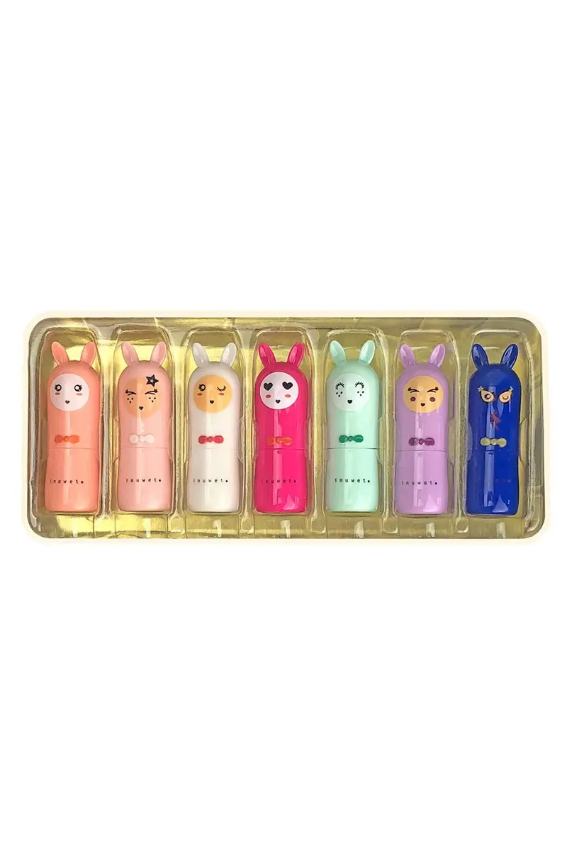 Pompon Box 7 Lip Balms