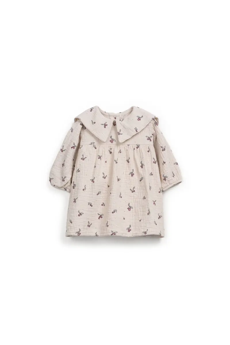 Printed woven dress - Tones