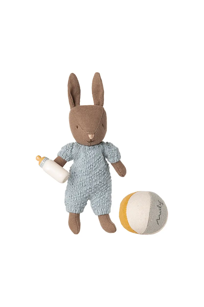 Rabbit set, Micro - Brown - Blue