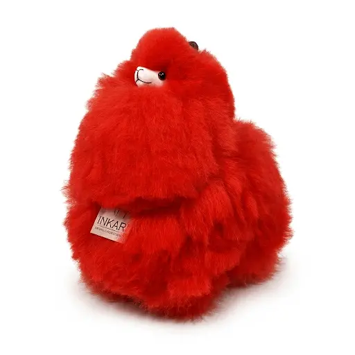 Rainbow - Cherry Pop - Medium Alpaca Toy