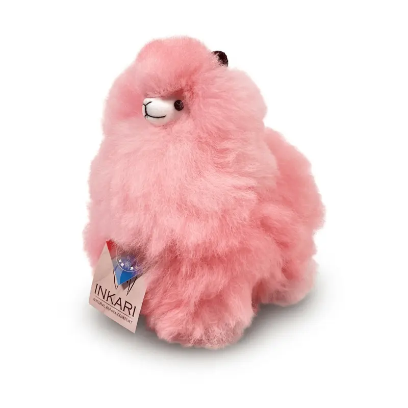 Rainbow - Cotton Candy - Alpaca Stuffed Animal