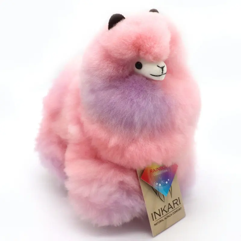 Rainbow - Lotus - Alpaca Stuffed Animal