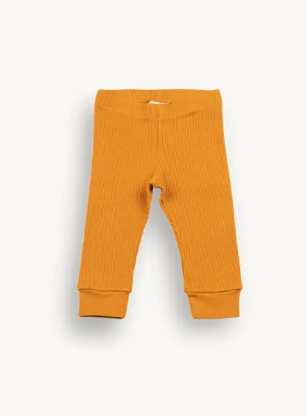 Rib Legging Orange Gold