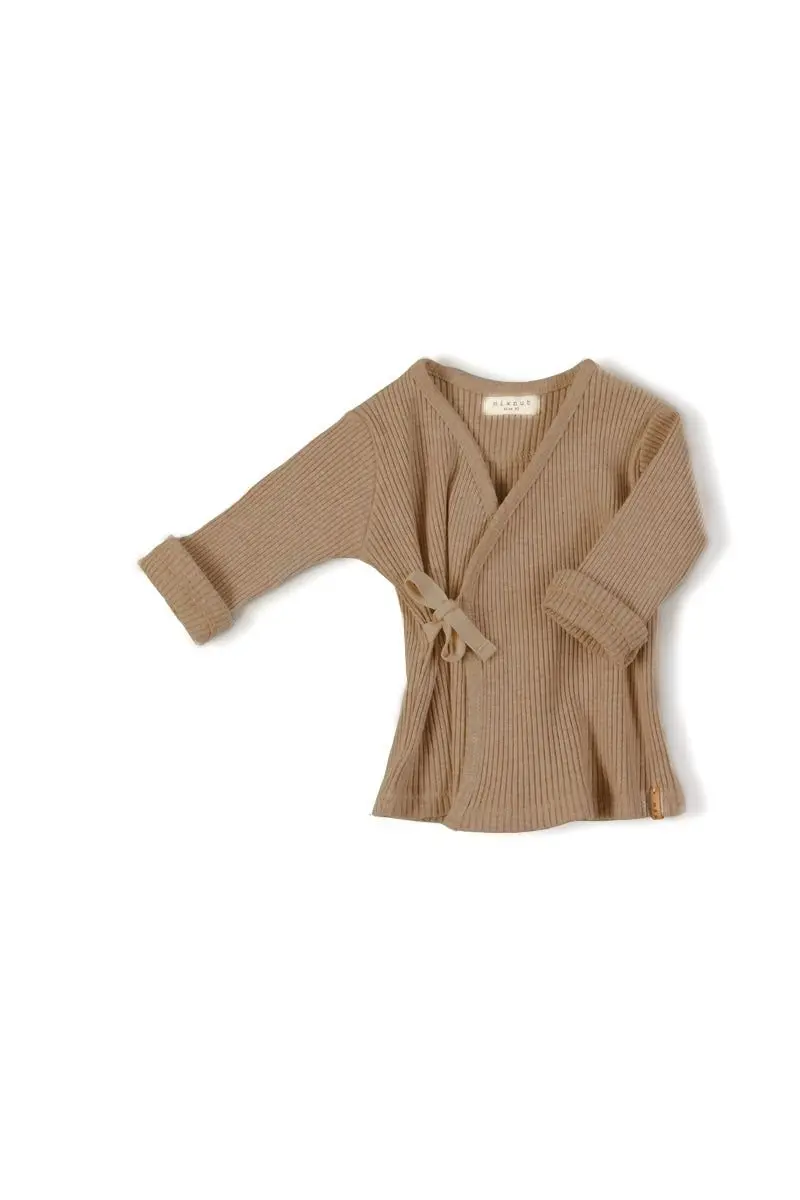 Rib Vest - Pebble