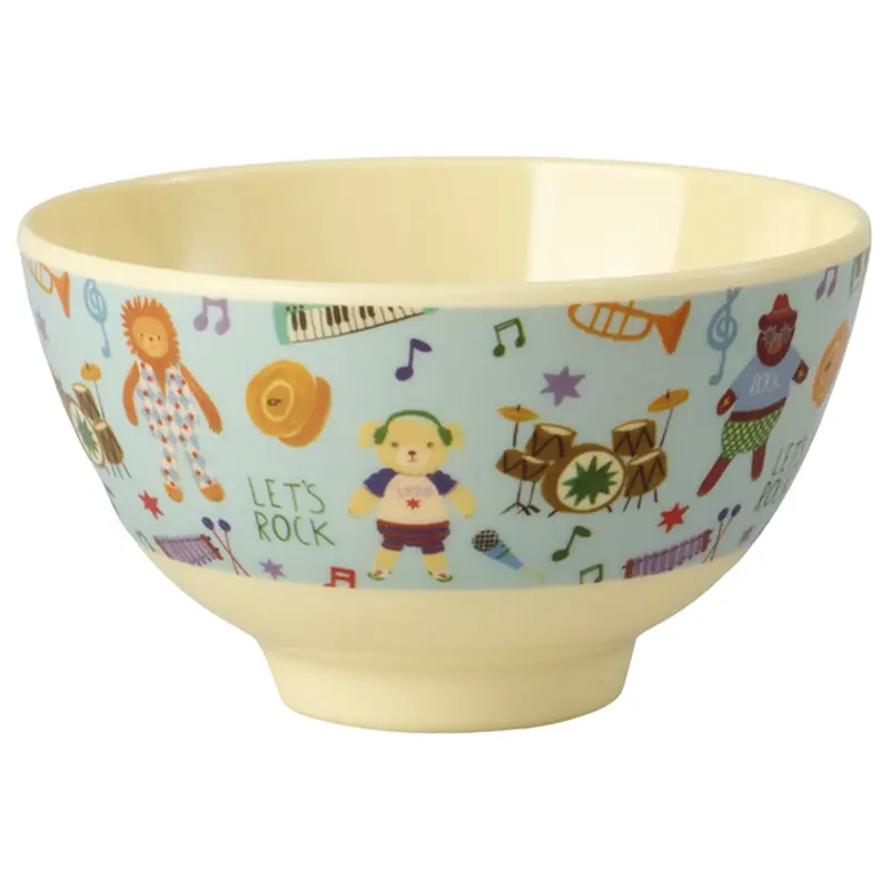 rice kinderkom music band - blauw - 300 ml