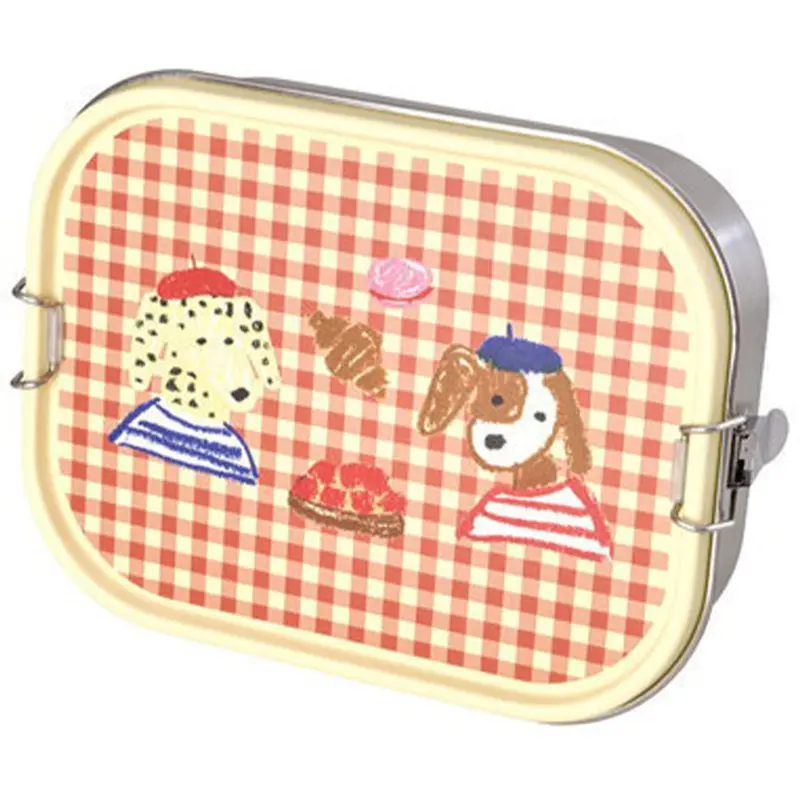 rice rvs broodtrommel kids in paris - red - 1400 ml