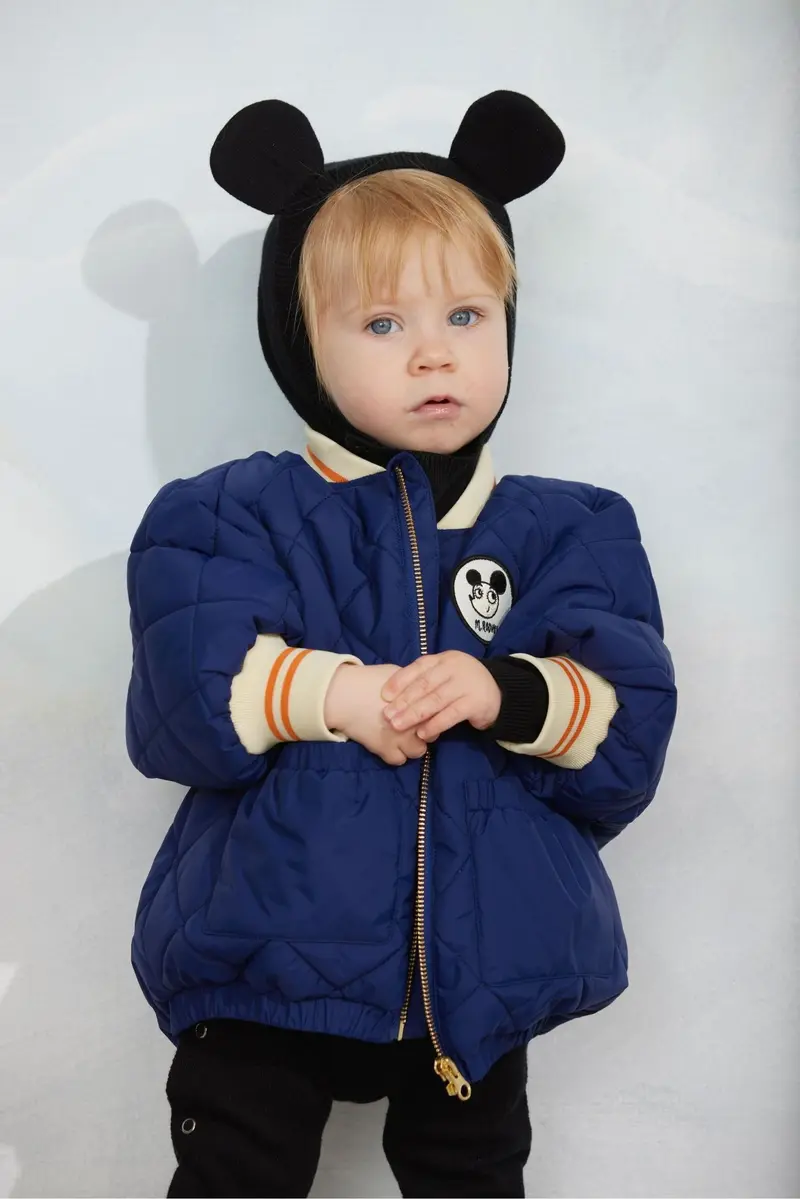 Ritzratz patch quilted puffer - Blue