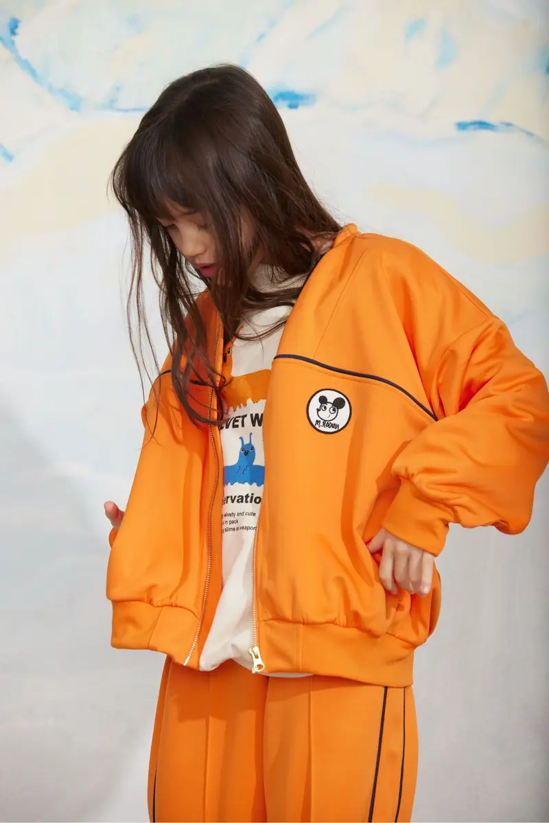 Ritzratz patch tracksuit jacket - Orange