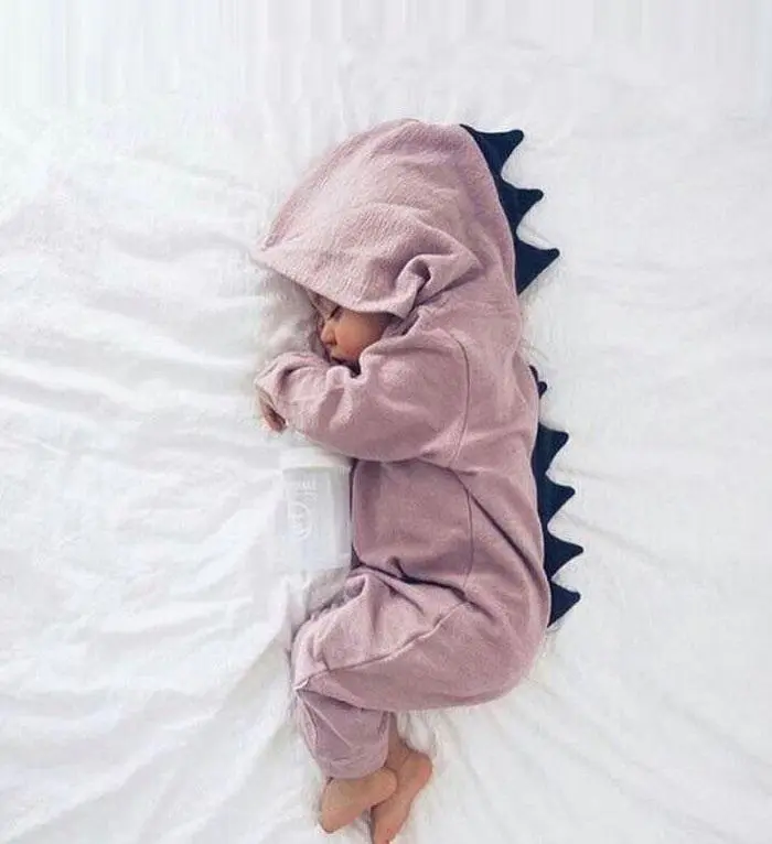 RoarNest™ – Schattige Dinosaurus Romper – Zachte Comfort Onesie voor Baby’s