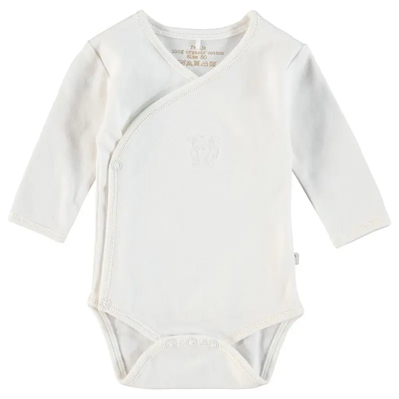 Romper / Body Lang - offwhite schaapje, feetje