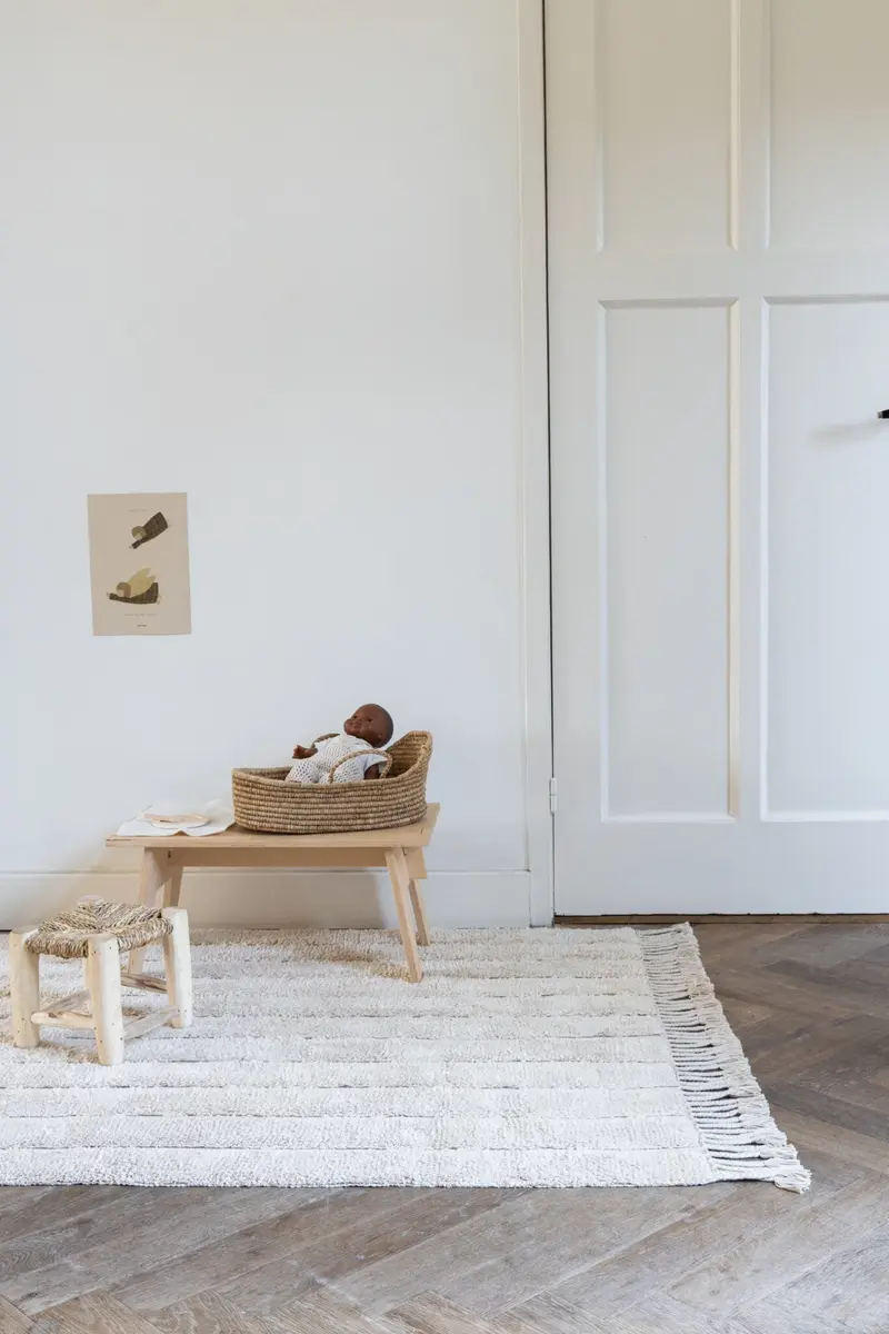 Rug Stripes 140x200 - Natural