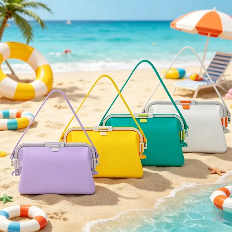 SeaBag – Waterpret & Handig – Grote Siliconen Schoudertas Waterdicht