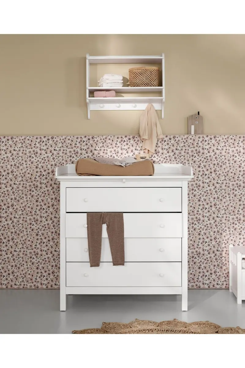 Seaside Bookshelf with hooks