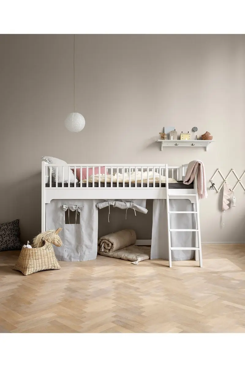Seaside Classic low loft bed 90x200 cm