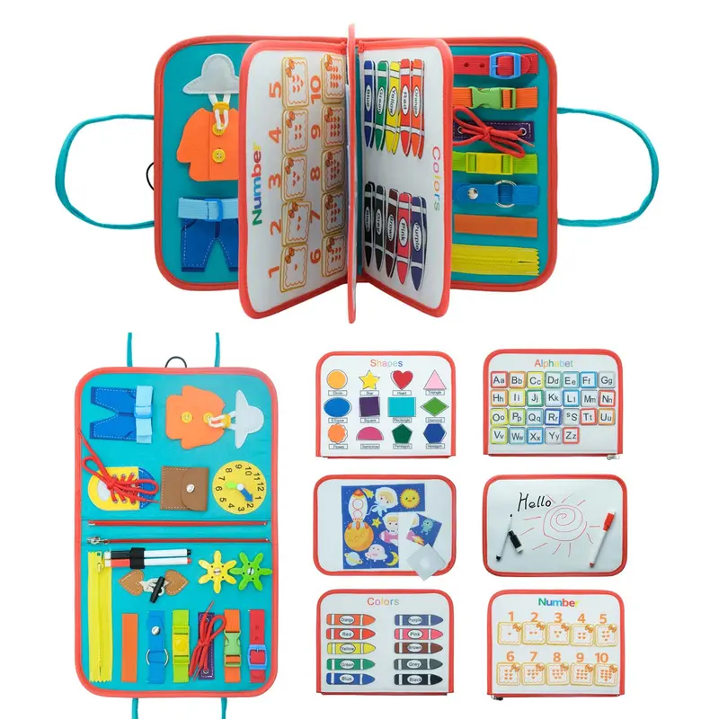 Sensory Book Board⢠- Ontdek en leer door voelen - Vilt Boek