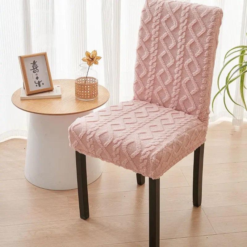 Senta Stoelhoes Eetkamerstoel - Jacquard Stretch, Comfortabel en Beschermend