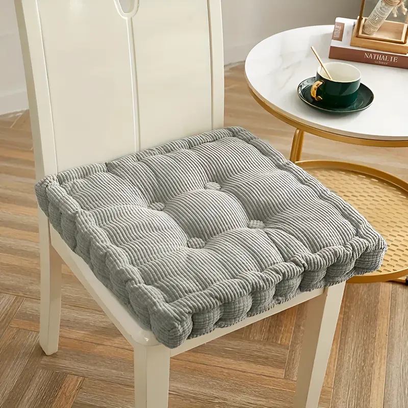 Sento Stoelkussen - Stapelbaar Corduroy, Extra Dik Comfort