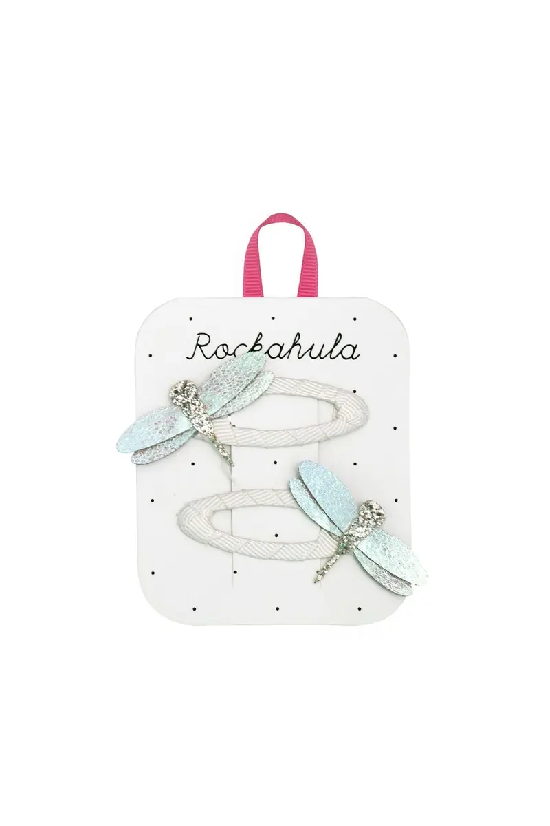 Shimmer Dragonfly Clips