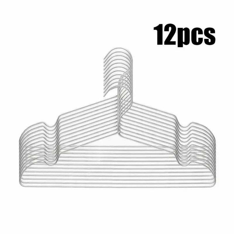 Sileo Kleerhangers Set - Aluminium, Slank Design, 12-delig