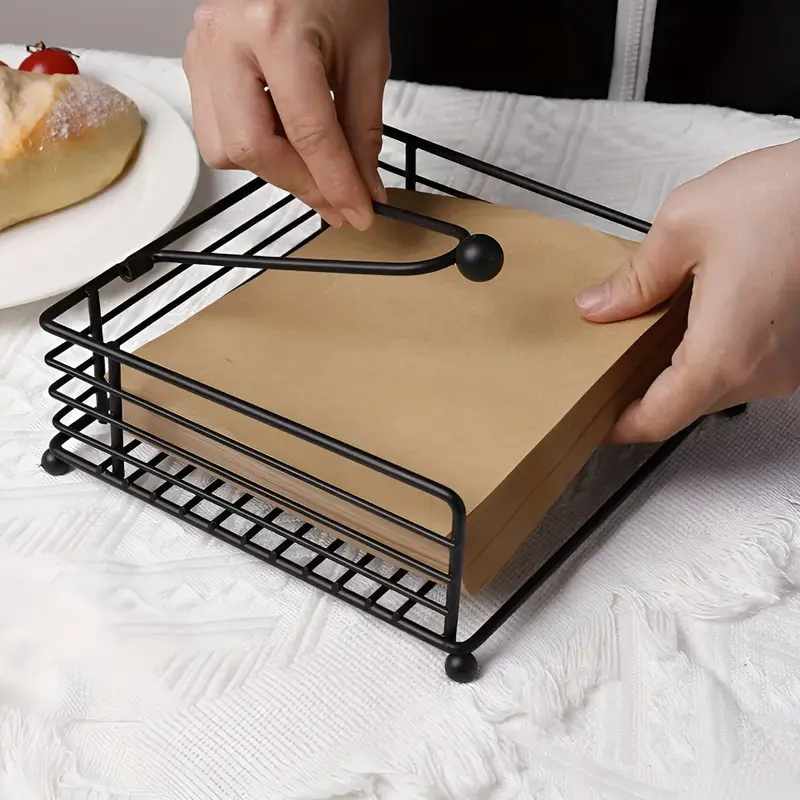Sleek Servethouder - Hoogwaardig IJzer, Modern Design