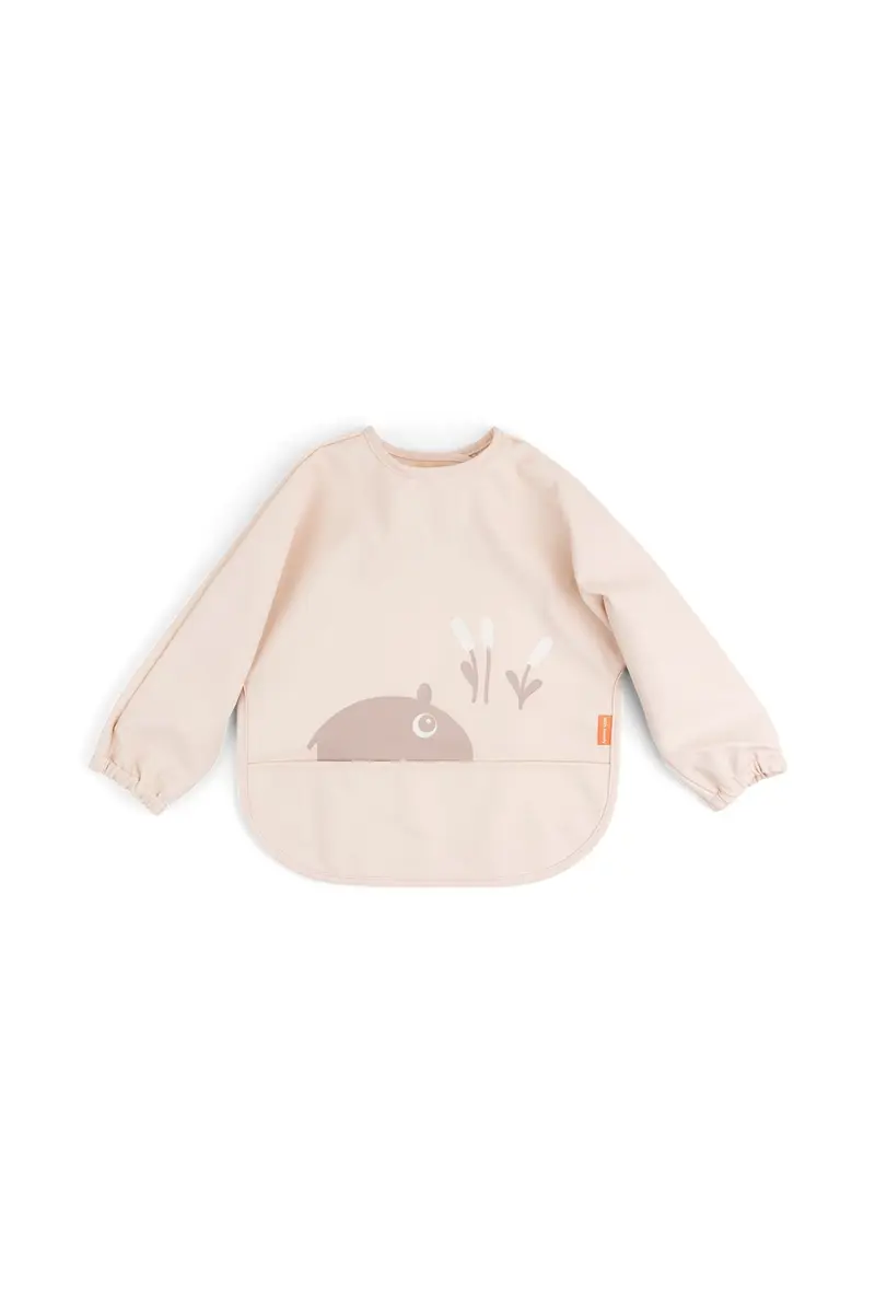 Sleeved pocket bib | Ozzo - Powder
