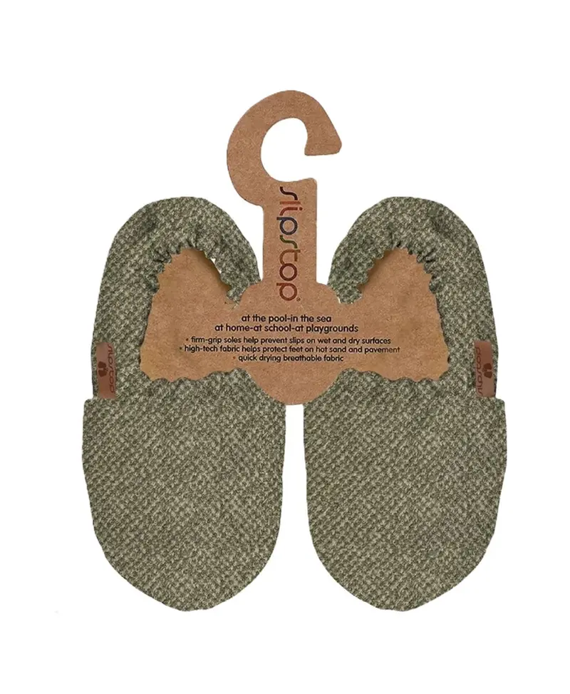 Slipstop booties softgreen