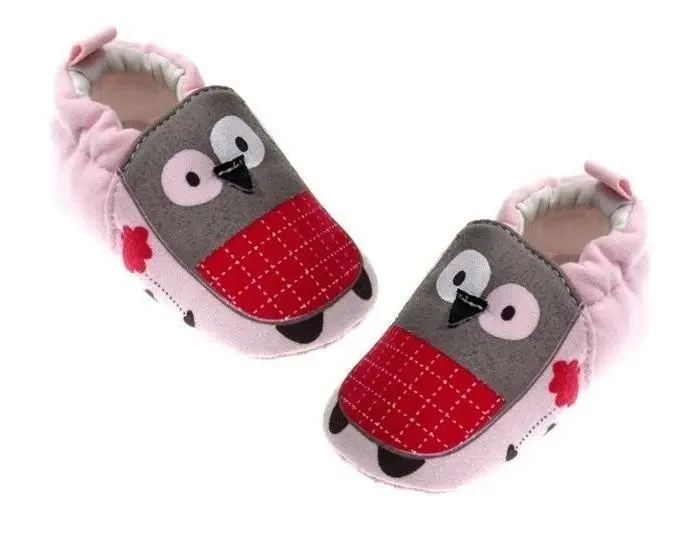 Slofjes, roze - uil