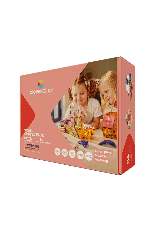Small Curved Pack Pastel | 34 Stuks