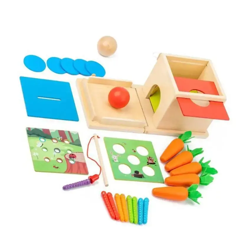 Smart Carrots – Kleuren & Vormen – Houten Sorteer Speelgoed
