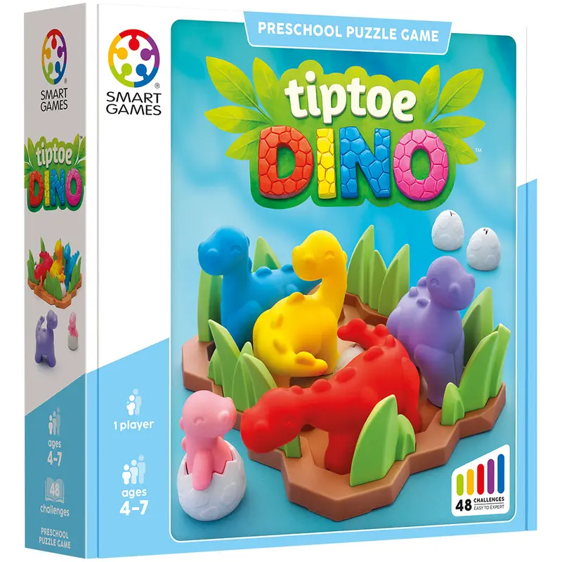 smartgames puzzelspel tiptoe dino