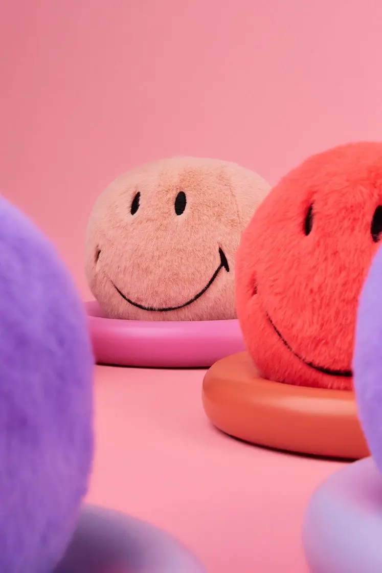 Smiley ECO Fuzzy - Pink