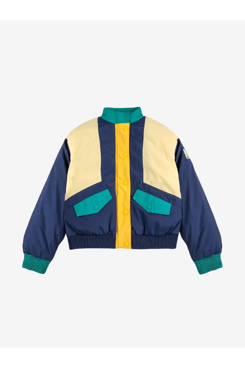 Smiling Color Block Jacket