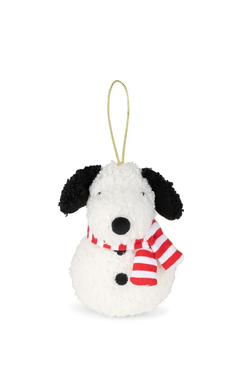 Snoopy ECO Tiny Teddy Cream Snowman