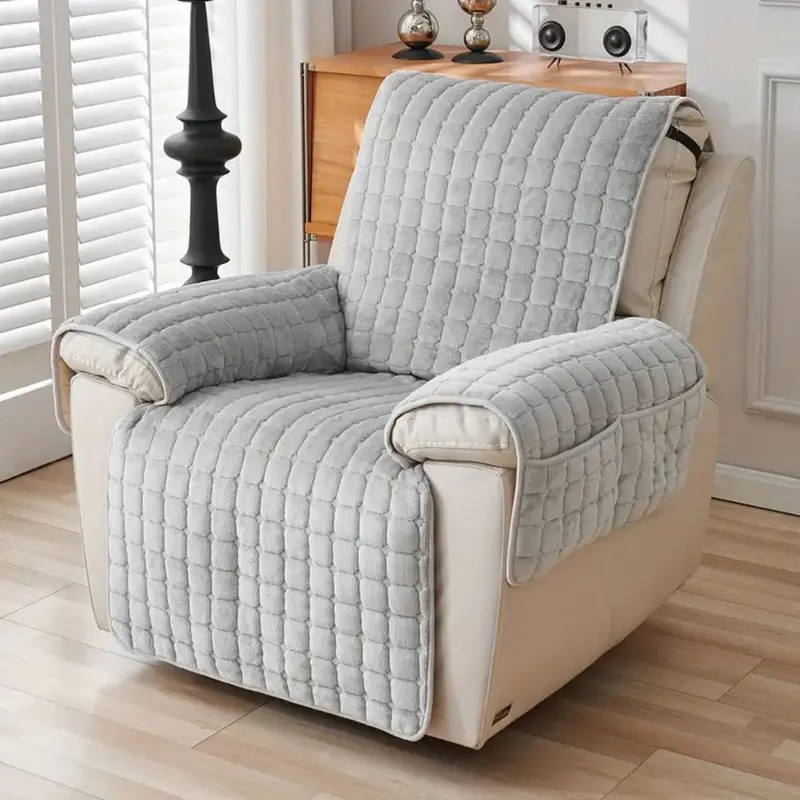 Snug Fauteuilhoes - Microvezel, Antislippasvorm met Zijvak