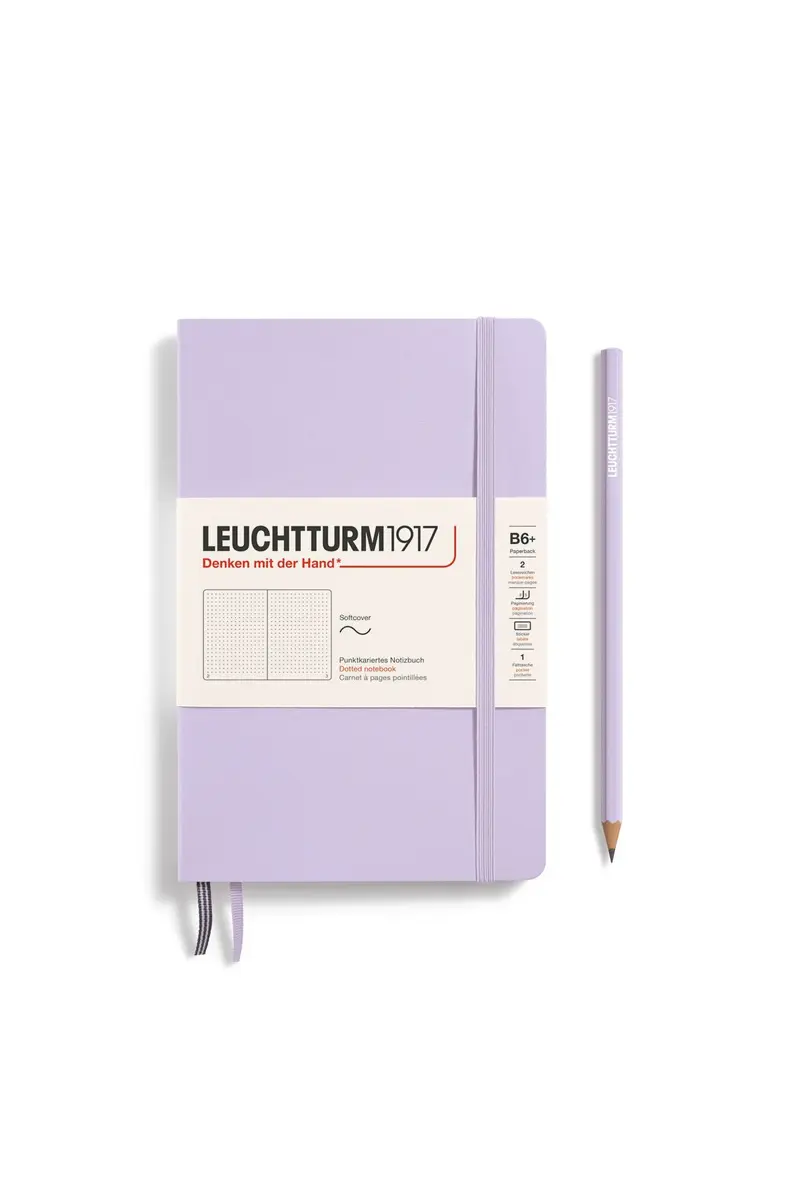 Softcover Paperback lilac, dotted