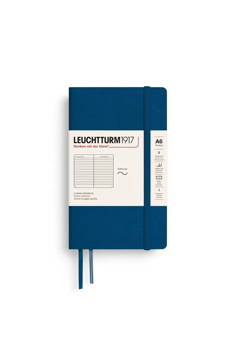 Softcover Pocket indigo, ruled